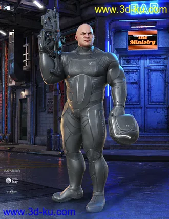3D打印模型Mercury Ranger for Genesis 8 Male(s)的图片
