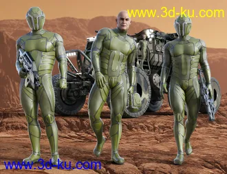 3D打印模型Mercury Ranger for Genesis 8 Male(s)的图片