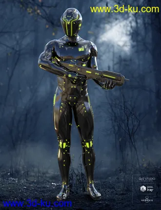 3D打印模型Mercury Ranger for Genesis 8 Male(s)的图片