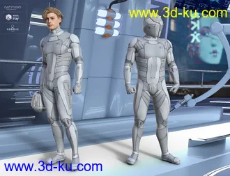 3D打印模型Mercury Ranger for Genesis 8 Male(s)的图片