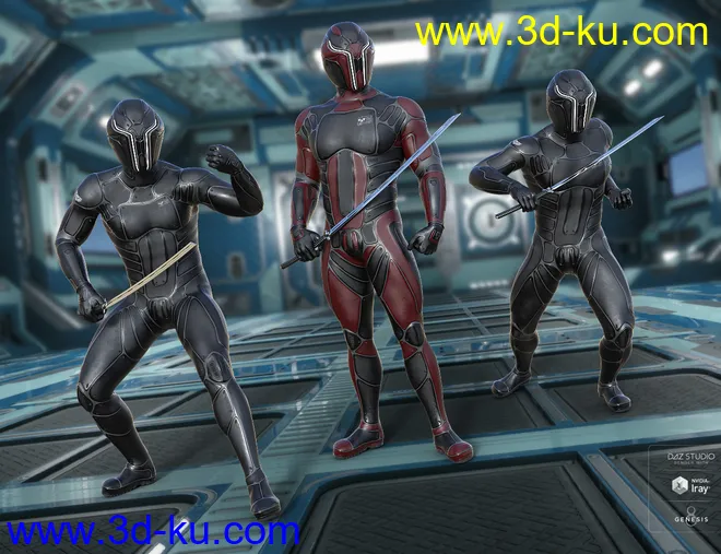 Mercury Ranger for Genesis 8 Male(s)模型的图片8