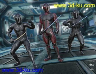 3D打印模型Mercury Ranger for Genesis 8 Male(s)的图片