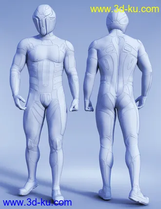 3D打印模型Mercury Ranger for Genesis 8 Male(s)的图片