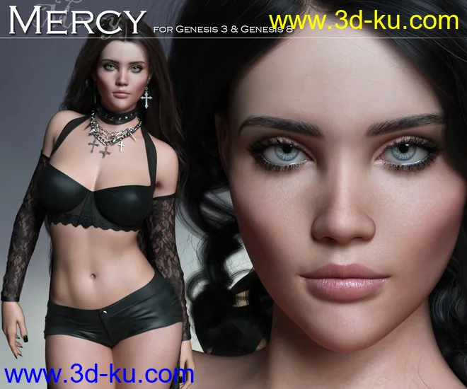 Mercy for G3 and G8 Females模型的图片1