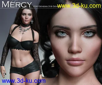 3D打印模型Mercy for G3 and G8 Females的图片