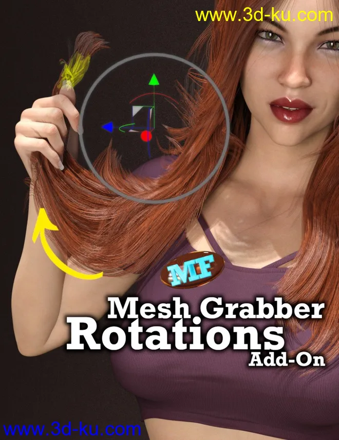Mesh Grabber Rotations Add-On模型的图片1