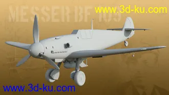 3D打印模型Messer Bf 109 Warplane的图片