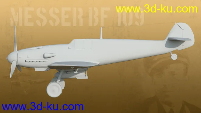 Messer Bf 109 Warplane模型的图片6