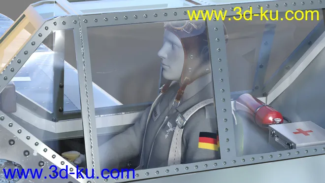 Messer Bf 109 Warplane模型的图片8