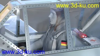 3D打印模型Messer Bf 109 Warplane的图片