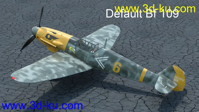 Messer Bf 109 Warplane模型的图片10