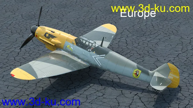 Messer Bf 109 Warplane模型的图片12