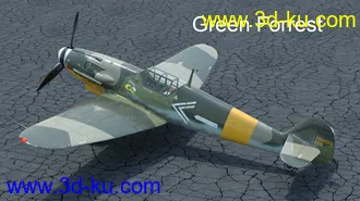 3D打印模型Messer Bf 109 Warplane的图片