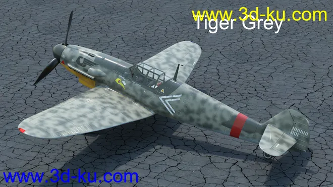 Messer Bf 109 Warplane模型的图片14