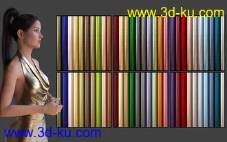 3D打印模型Metallic Leathers for Iray的图片