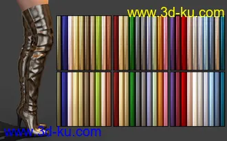 3D打印模型Metallic Leathers for Iray的图片