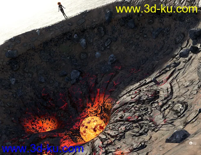 Meteor and Ship Crash Site模型的图片5