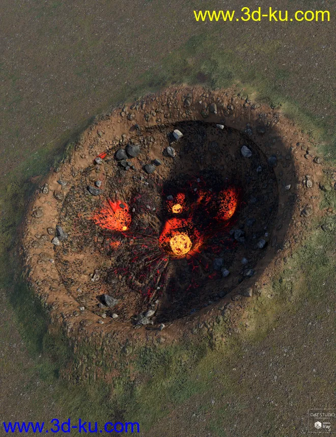 Meteor and Ship Crash Site模型的图片8