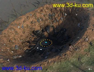 3D打印模型Meteor and Ship Crash Site的图片