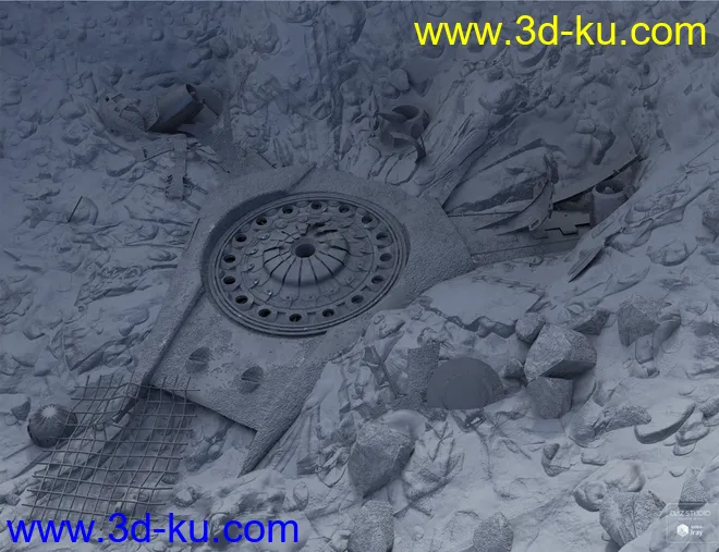 Meteor and Ship Crash Site模型的图片18