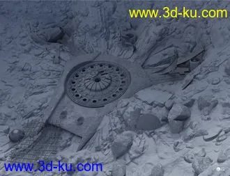 3D打印模型Meteor and Ship Crash Site的图片
