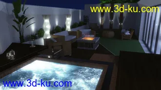 3D打印模型Miami Jacuzzi的图片
