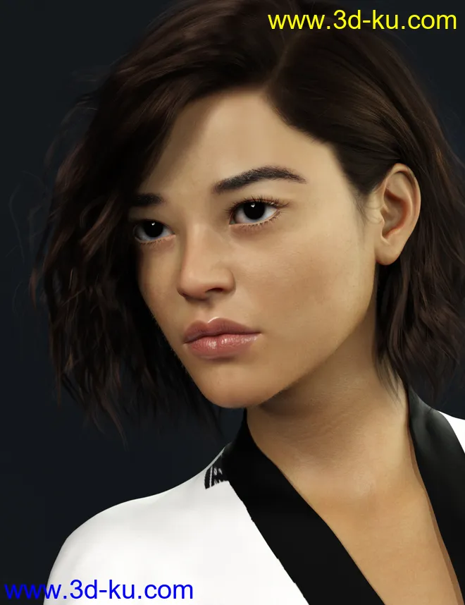 Mikasa HD for Genesis 8 Female模型的图片2