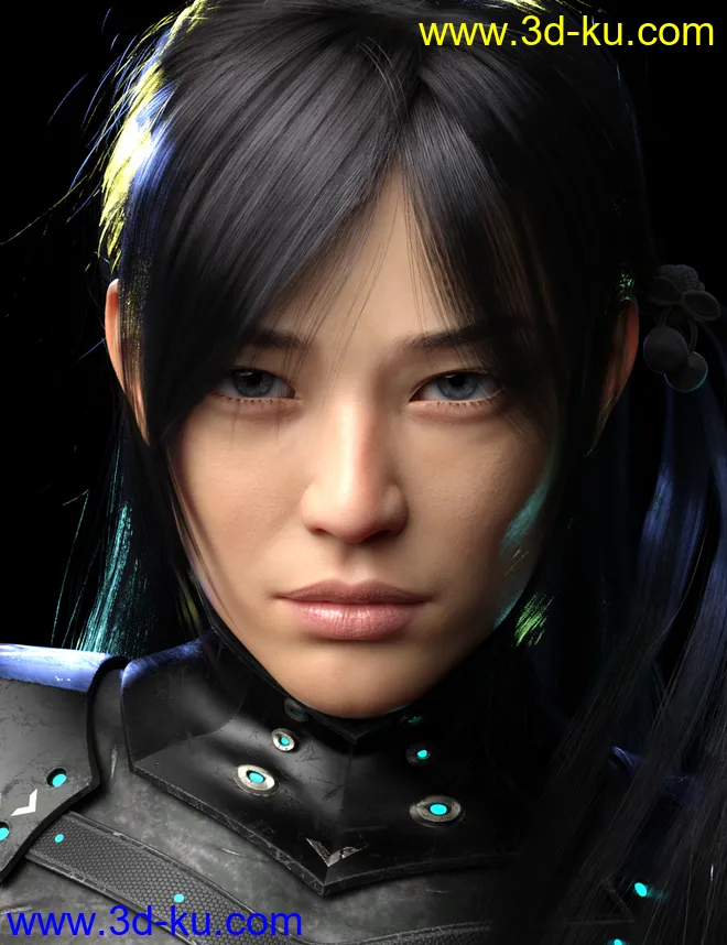Mikasa HD for Genesis 8 Female模型的图片3