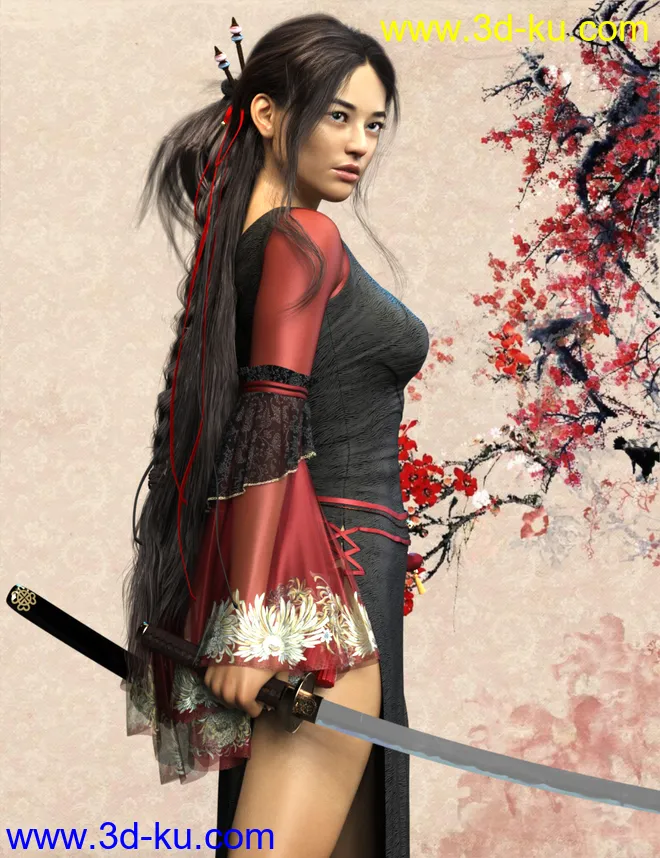 Mikasa HD for Genesis 8 Female模型的图片4