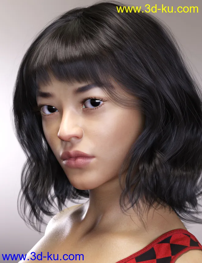 Mikasa HD for Genesis 8 Female模型的图片5
