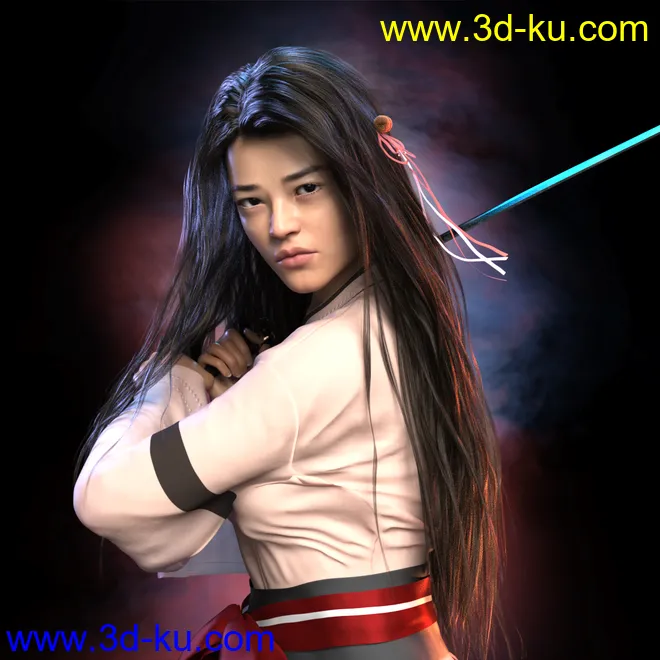 Mikasa HD for Genesis 8 Female模型的图片7