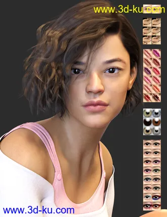 3D打印模型Mikasa HD for Genesis 8 Female的图片