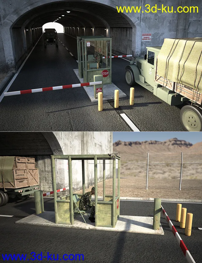 Military Tunnel模型的图片1