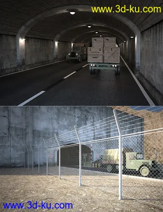 3D打印模型Military Tunnel的图片