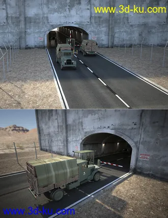 3D打印模型Military Tunnel的图片