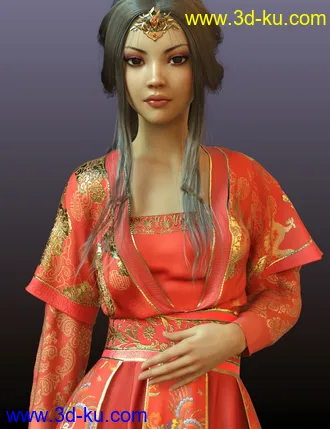 3D打印模型Minha for Genesis 8 Female的图片