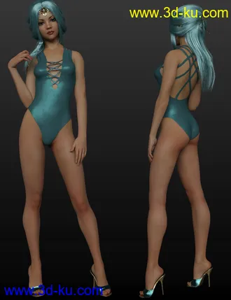 3D打印模型Minha for Genesis 8 Female的图片