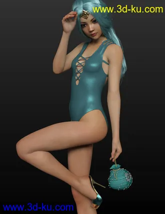 3D打印模型Minha for Genesis 8 Female的图片