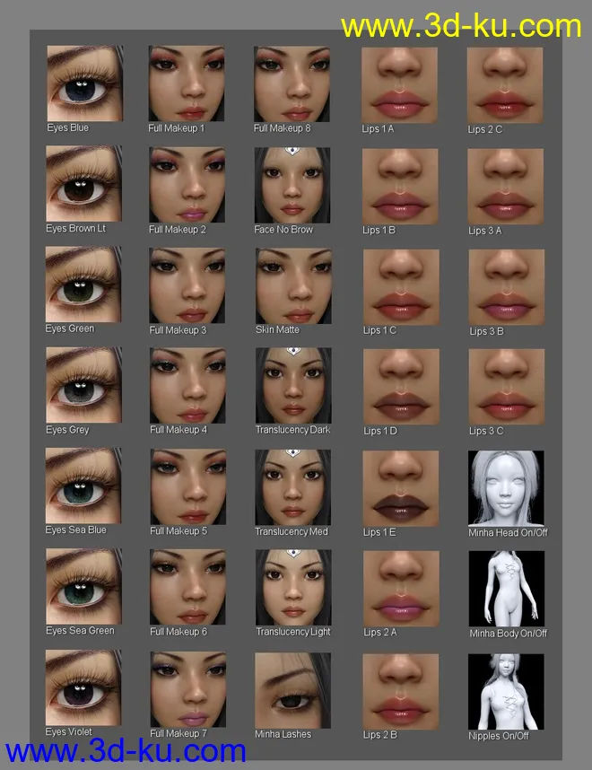 Minha for Genesis 8 Female模型的图片7