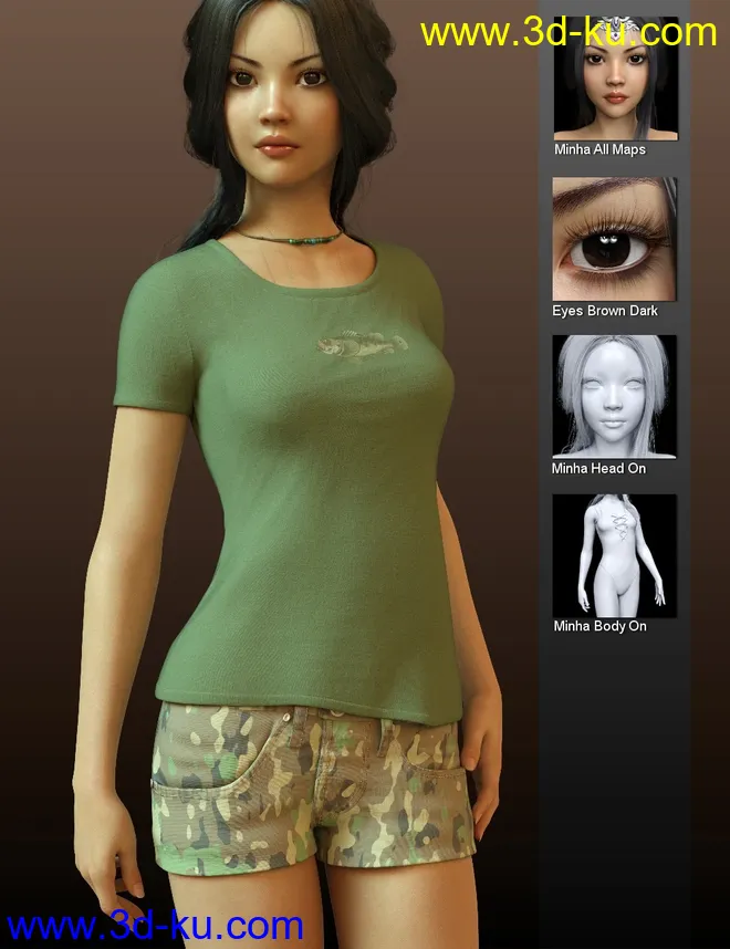 Minha for Genesis 8 Female模型的图片8
