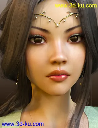 3D打印模型Minha for Genesis 8 Female的图片