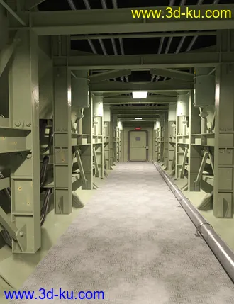 3D打印模型Missile Silo Hallway的图片