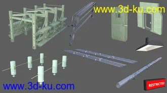 3D打印模型Missile Silo Hallway的图片