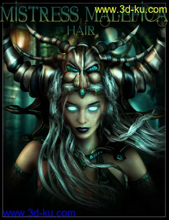 3D打印模型Mistress Malefica Hair的图片