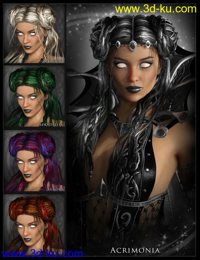 Mistress Malefica Hair模型的图片2