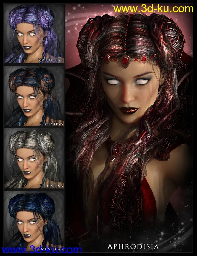 Mistress Malefica Hair模型的图片5