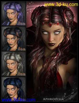 3D打印模型Mistress Malefica Hair的图片