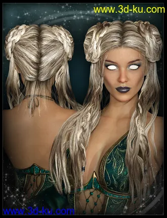 3D打印模型Mistress Malefica Hair的图片