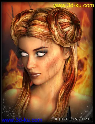 3D打印模型Mistress Malefica Hair的图片