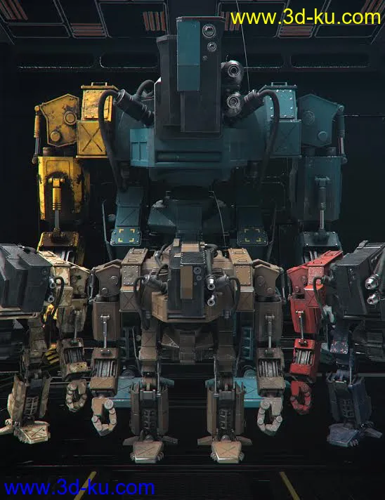 MK210 Textures Set模型的图片1